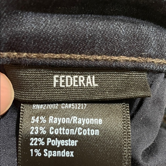 PAIGE Women's Dark Blue Straight Jeans - Picture 10 of 14